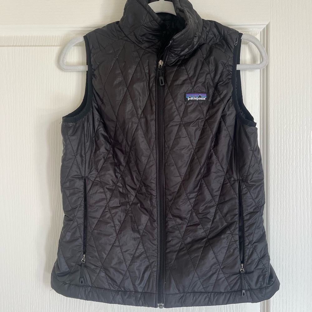 Patagonia Women's Black Quilted Nanopuff Vest